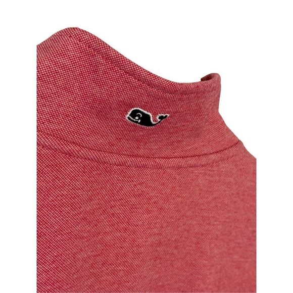 Vineyard Vines “The Shep Shirt” 1/4 zip in light salmon/pink - M - Picture 4 of 8